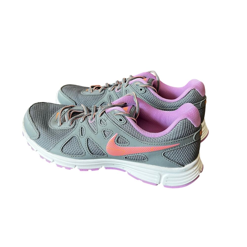Nike Shoes Revolution 2 Womens Size 8.5 Gray Purple Running Sneakers Tennis